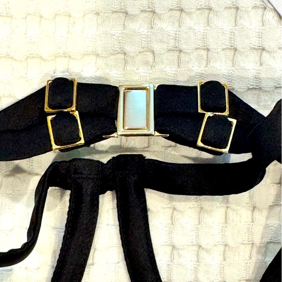 New, unworn Studio Pia Clea Bra & Harness in Jet - Picture 13 of 16